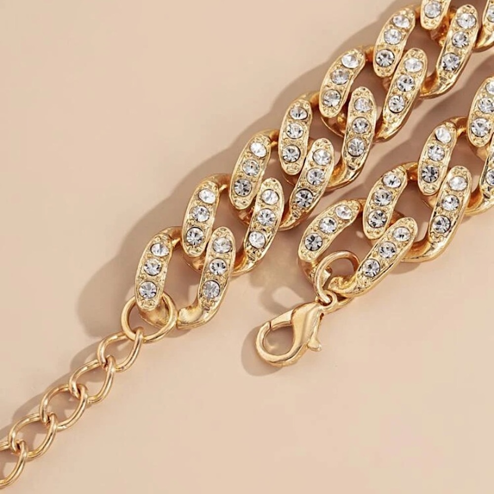 4 pcs Gold Filled Cuban Link Chain Bracelets - Picture 4 of 4